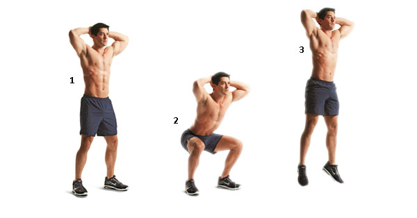 Resultado de imagen para sentadillas con salto