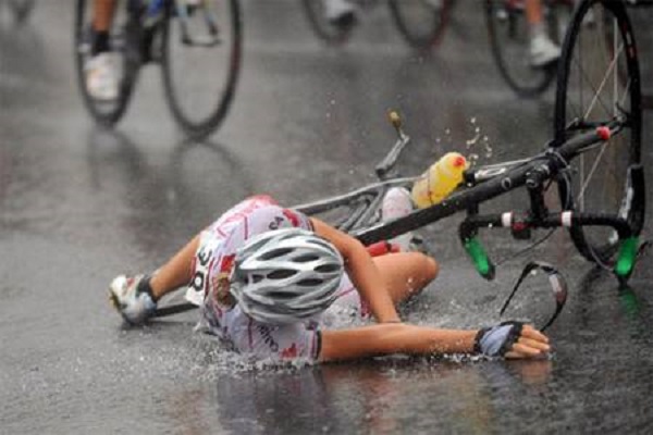 bicicleta bajo la lluvia