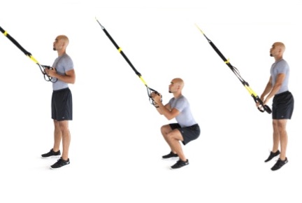 Sentadillas con TRX