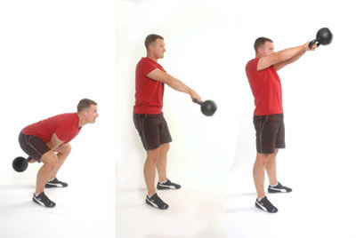 Kettlebell Swing (balanceos con pesa rusa)