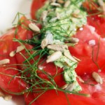 Ensalada de Tomate y Pesto