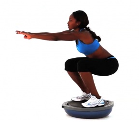 Sentadillas con Bosu